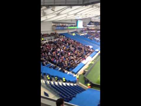 Preston fans at Brighton 2015