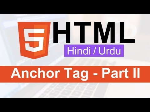 HTML Anchor Tag Tutorial mailto link Internal Page in Hindi Urdu