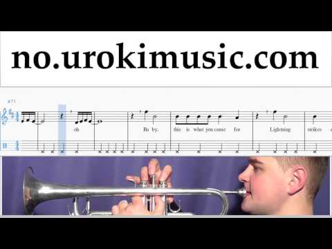 Lær å Spille Trompet Calvin Harris ft. Rihanna - This Is What You Came For Melodi Trening Del#2 um