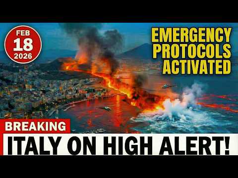 Pozzuoli RUPTURES 9KM Fault Line — Campi Flegrei Magma RISES as Vesuvius Link CONFIRMED!