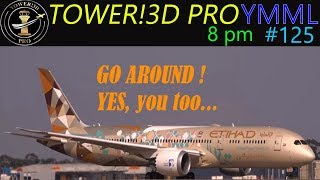 Melbourne Tullamarine Airport Too many! Please, GO AROUND! Tower!3D Pro YMML @ 8pm