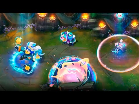 LEAKED Space Groove Skins Video - League of Legends