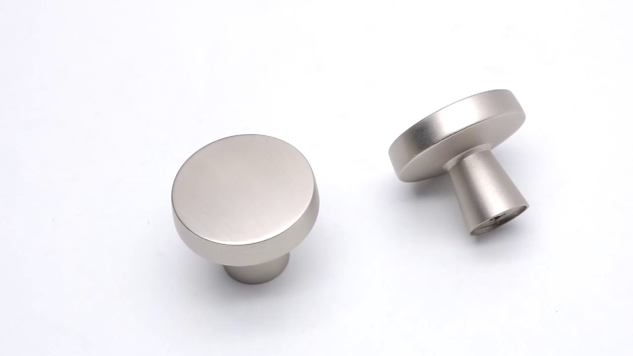 Brushed Nickel Cabinet Knobs | Decorate Your Kitchen Elegantly | Goldenwarm