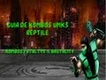 Detonado Walkthrough UMK3 Reptile Todos Kombos Brutalitys Fatalities PT BR