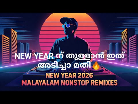 🔥NEWYEAR MALAYALAM NONSTOP REMIXES🔥 | 2026 NEW YEAR PARTY DJ REMIXES | SINGLE PLAY | MIDHUN MUSIQZ