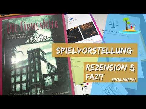 Die Firmenfeier - Spielvorstellung des Ermittlerspiels (Magnificum) Rezension und Fazit, Spoilerfrei