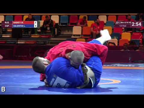 1/2 Men-Gi - 92 kg: M. NABIEV (RUS) v. L. VALENTIN (ESP)