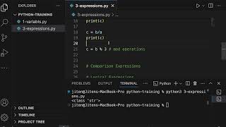 Download the video "3- expressions and operators in python"