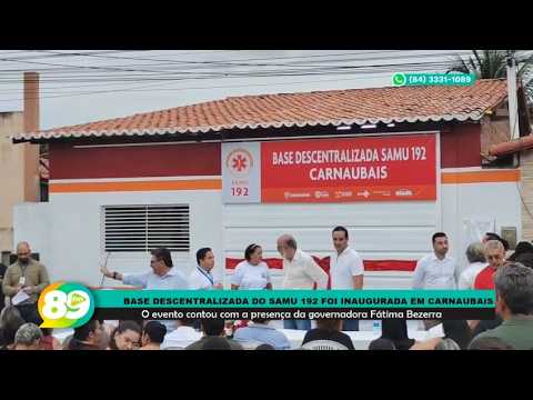 Base Descentralizada do SAMU 192 foi inaugurada em Carnaubais