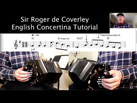 Sir Roger De Coverley -  English Concertina Tutorial