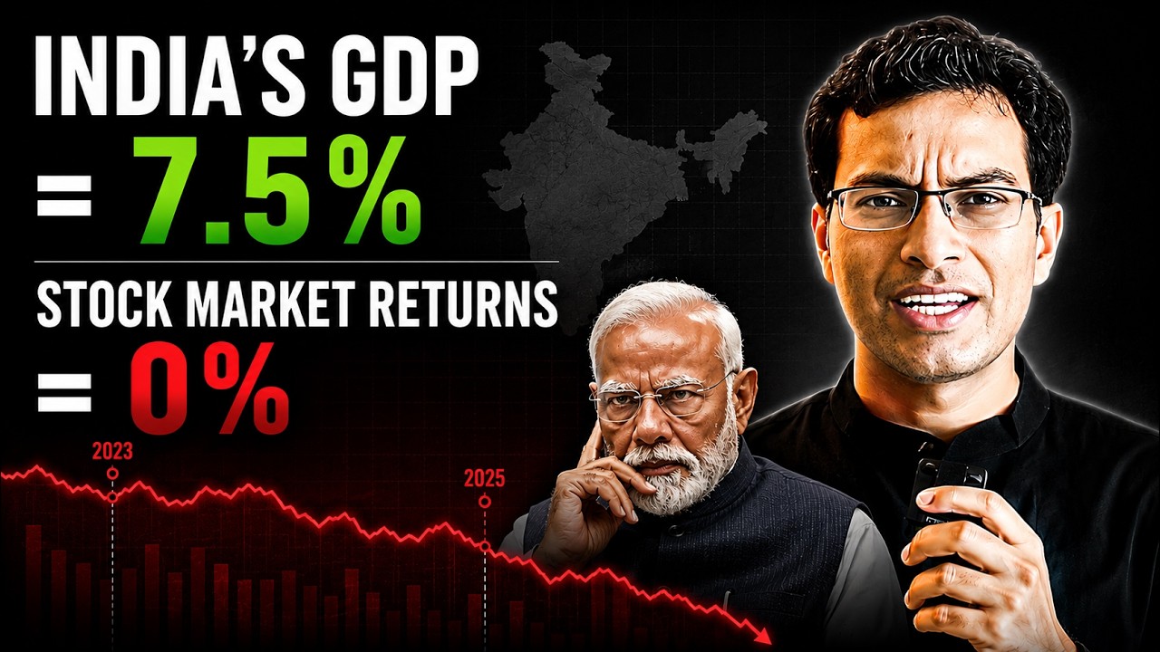 High GDP! But, 0% stock market growth (The Curious case of India's Stock Market)