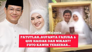 Download lagu FAZURA & QUE HAIDAR ARE MARRIED?? WEDDING PHOTOS LEAKED.... mp3