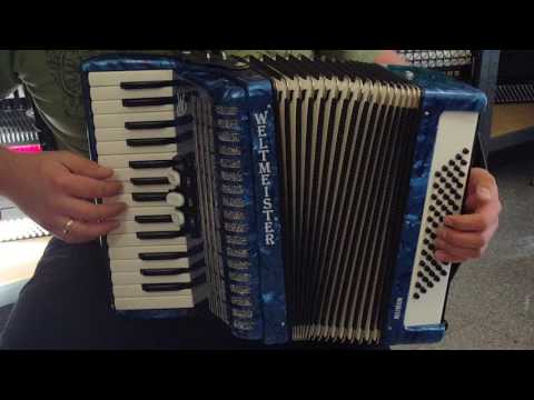 Klangprobe Akkordeon Weltmeister Rubin
