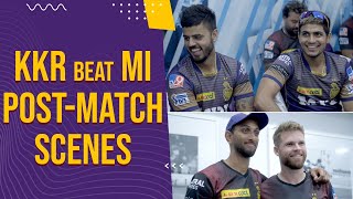 Dressing Room Scenes after KKR beat Mumbai Indians! | MI vs KKR | IPL 2021