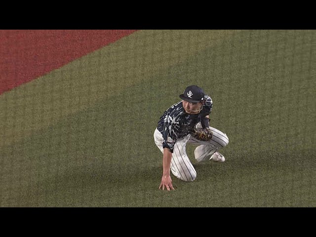 【2回裏】投手を救うビッグプレー!! ライオンズ・山村崇嘉 バントフライをダイビングキャッチ!!  2024年8月27日 千葉ロッテマリーンズ 対 埼玉西武ライオンズ