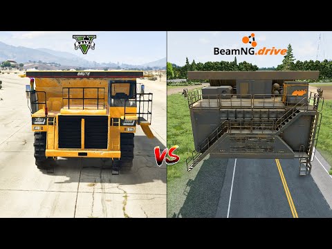 Gta 5 Giant Dump Truck Vs Beamng Giant Dump Truck | Which Is Best?