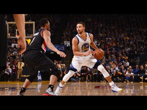 Stephen Curry vs Trail Blazers (04/01/2017) - 35 Pts, 7 Rebs, 5 Assists!