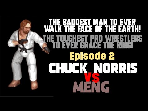 Chuck Norris VS Pro Wrestlers (Steel Cage - SUB or KO ONLY) Ep2 VS Meng "Haku"