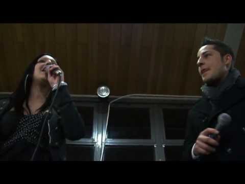 duetto mimmo fini roberta bella cena spettacolo davide saitta gaetano licausi