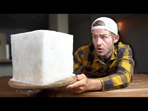 Eating the WORLD'S BIGGEST SUGAR CUBE!