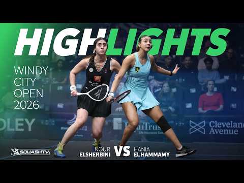 🇪🇬 ElSherbini v El Hammamy 🇪🇬 | Windy City Open 2026 | SEMI-FINAL HIGHLIGHTS