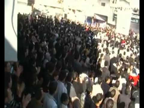 مظاهرة في بلدة داعل في ريف درعا في جمعة "بروتوكول الموت"