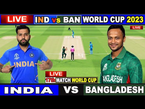 Live: IND Vs BAN, ICC World Cup 2023 | Live Match Centre | India Vs Bangladesh | 2nd Innings