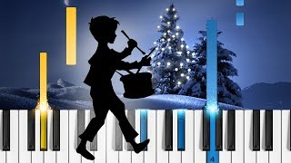 The Little Drummer Boy - Piano Tutorial - How to play christmas songs on piano