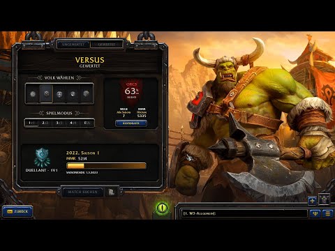 RAM [ORC] vs ANUKUL [ORC] 1v1 Warcraft 3 Ranked Ladder Game