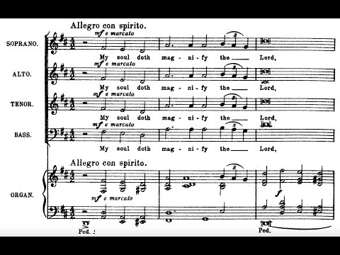 George Dyson - Magnificat in D (score video)