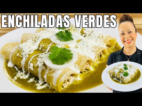 Cómo Hacer Enchiladas Verdes de Pollo Fácil
