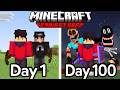 I Survived 100 Days On Minecraft S SCARIEST Seed