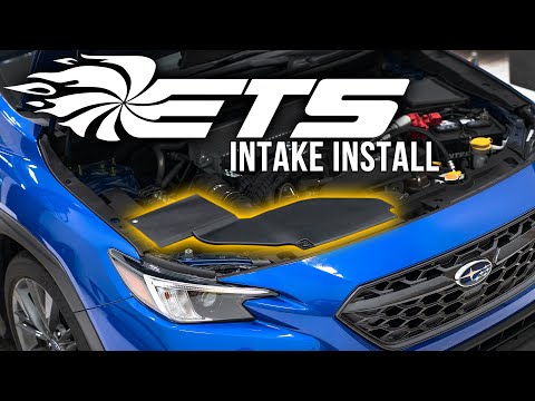 Putting an ETS intake on our 2022 WRX. CRAZY turbo noises!