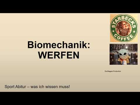 WERFEN Teil 1 Drehwurf - Schlagwurf - Druckwurf - Abitur Sport: Bewegungslehre - was du wissen musst