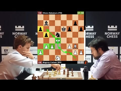 🎦 Magnus Carlsen (GOD of endgames) vs Hikaru Nakamura | Norway Chess #magnuscarlsen #hikarunakamura