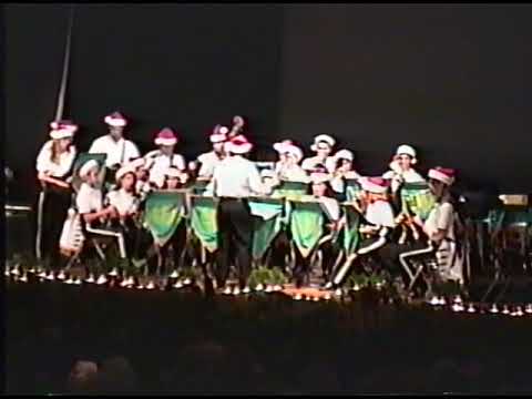 Jupiter High School Christmas Concert 1992. Jazz Band II and Concert Band