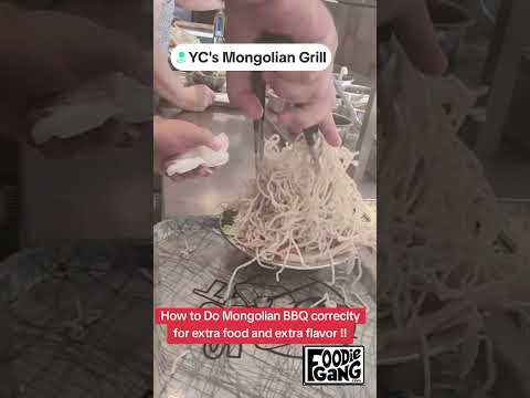How to get the most food and best flavor at Mongolian BBQ !! YCs  #MongolianBbq #FoodieGang #Foodie