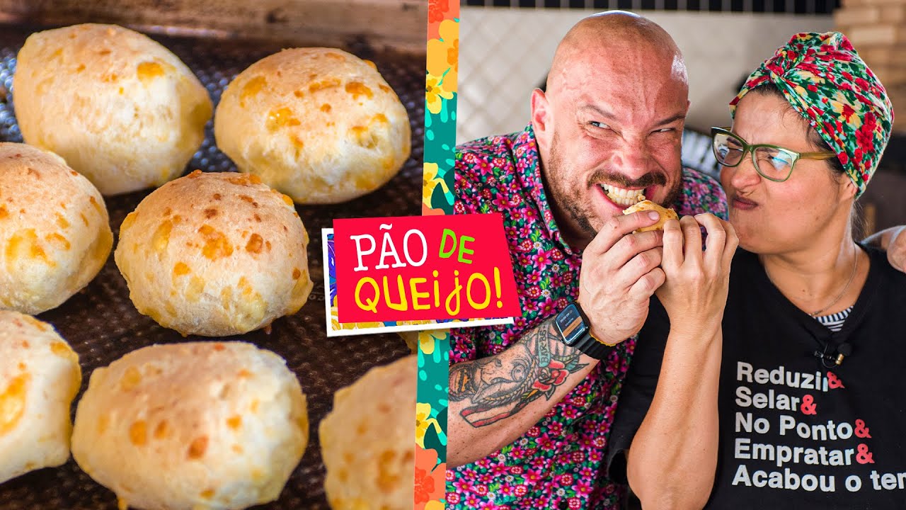 O MELHOR PÃO DE QUEIJO CASEIRO - Receita mineira de pão de queijo / Égua Doido