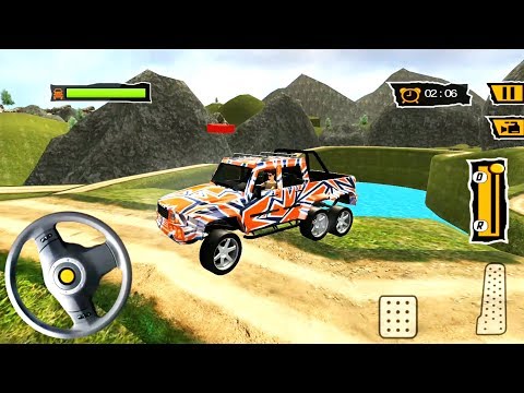 Real Off-Road Trucks Simulator - 6x6 Offroad Jeep Driving - Android Gameplay FHD