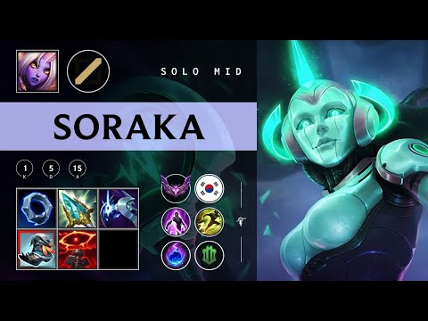 Soraka Mid vs Anivia - KR Master Patch 25.24