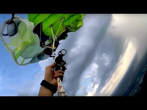 Friday Freakout: Skydiver Survives Terrifying Double Parachute Malfunction