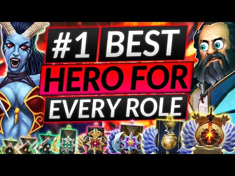 1 MOST BROKEN HERO for EVERY ROLE to CARRY in ANY RANK - Dota 2 Guide