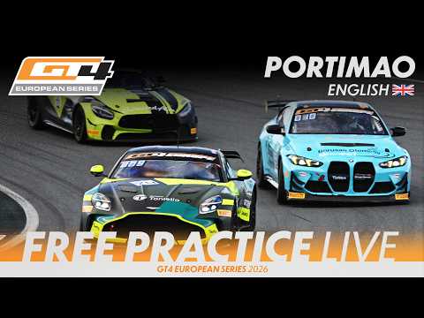 LIVE I Free Practice I Portimão I GT4 European Series 2026 (English)