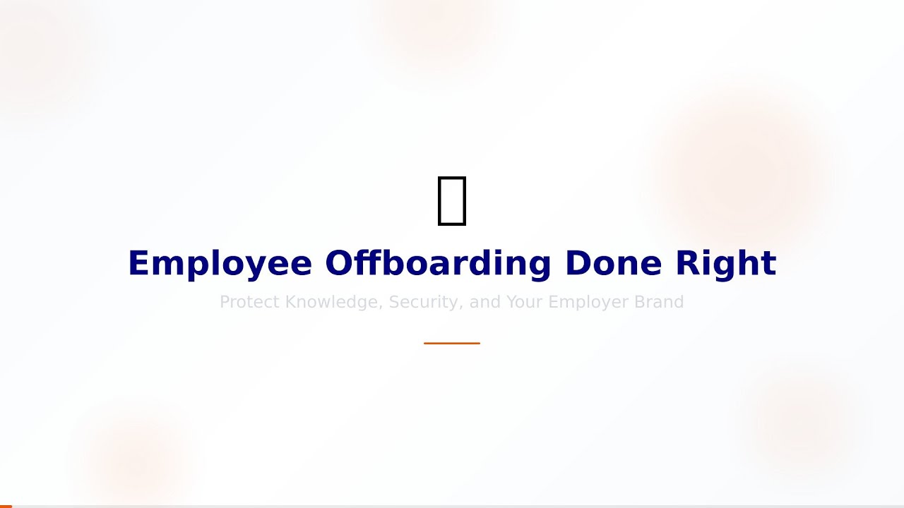 Employee Offboarding Done Right