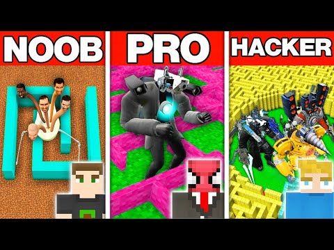 NOOB VS PRO VS HACKER SKIBIDI TOILET LABİRENT KAPIŞMASI - Garry's Mod