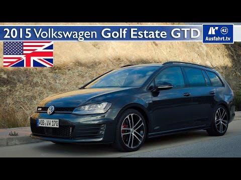 2015 Volkswagen Golf GTD Estate - Test, Test Drive and In-Depth Car Review (English)