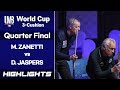 Sharm El Sheikh World Cup 3 Cushion 2021 Quarter Final Marco ZANETTI Vs Dick JASPERS H L