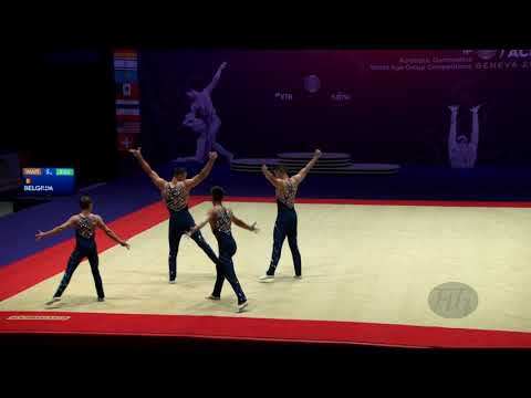 Rep. of Moldova (MDA) - 2021 Acrobatic Worlds, Geneva (SUI) Dynamic  Men's Group