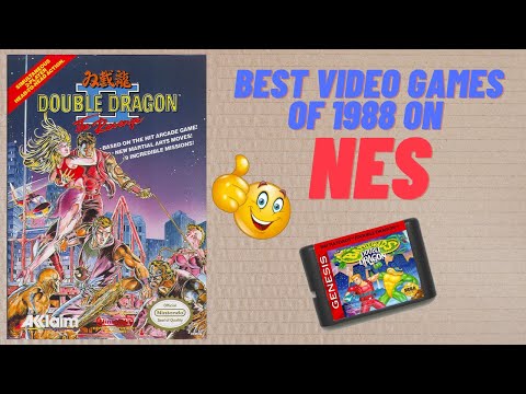 Best video games of 1988 on NES. Double Dragon II: The Revenge (HD version)