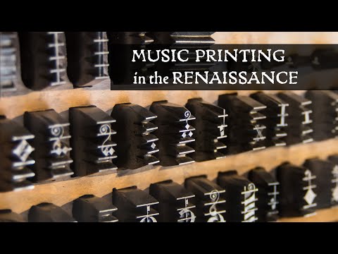 Music Printing in the Renaissance